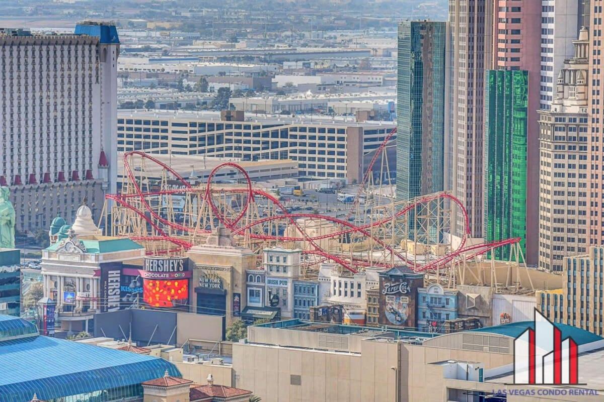 Mgm Signature-32-607 F1 Track & Strip View Balcony Las Vegas Buitenkant foto