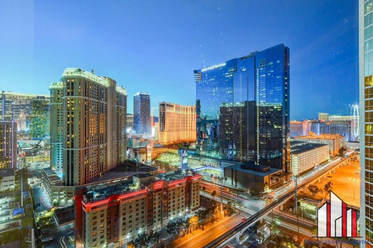 Mgm Signature-32-607 F1 Track & Strip View Balcony Las Vegas Buitenkant foto