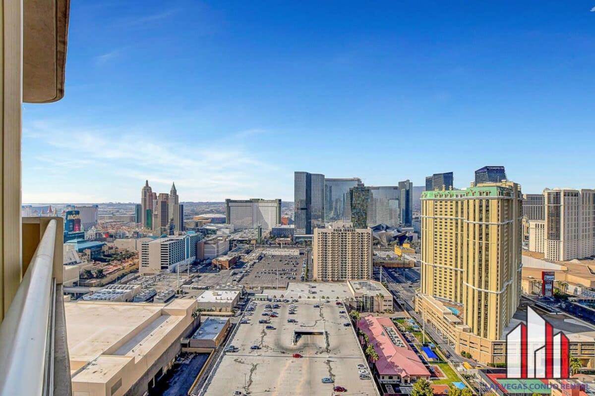 Mgm Signature-32-607 F1 Track & Strip View Balcony Las Vegas Buitenkant foto